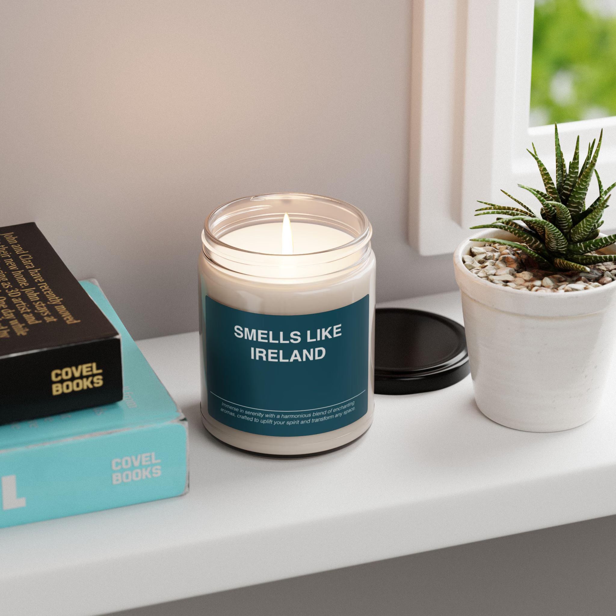 Ireland Candle Gift Smells like Ireland Irish Candle Souvenir Scented Soy Wax Candle Jar 9Oz for Friend