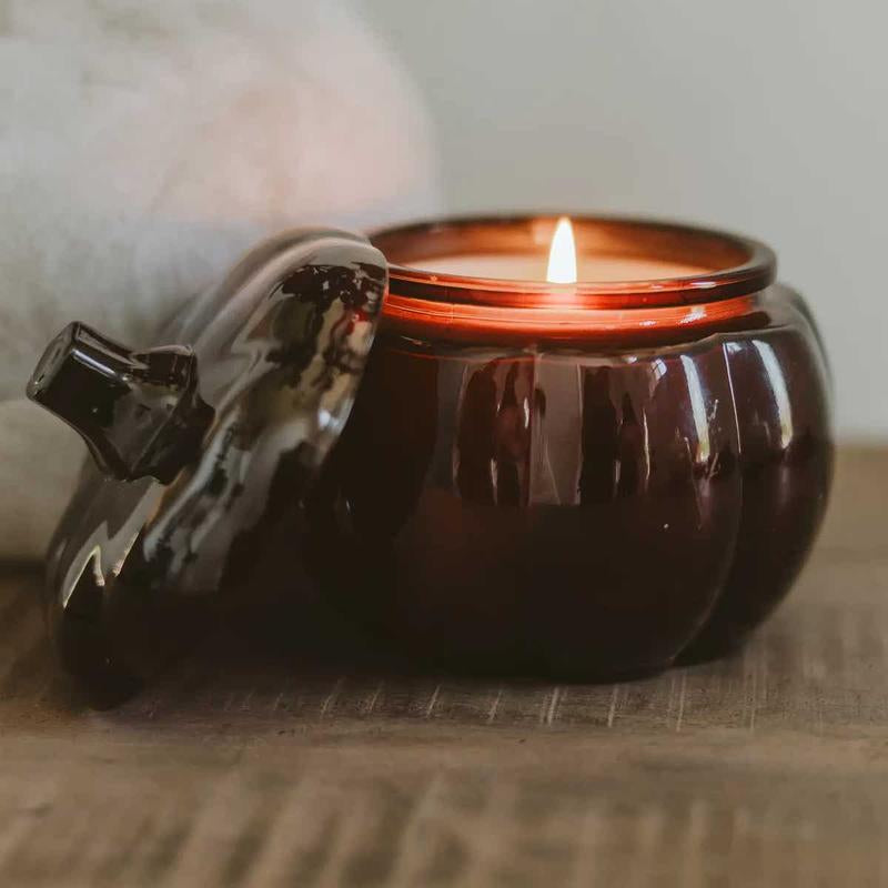 Hello Fall Soy Pumpkin Jar Candle