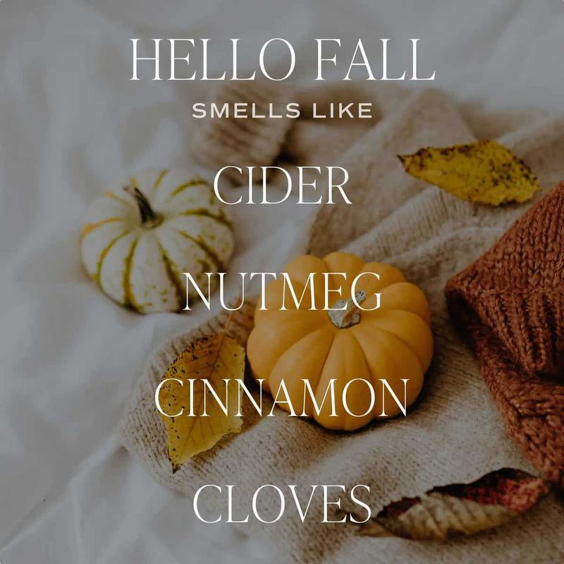 Hello Fall Soy Pumpkin Jar Candle