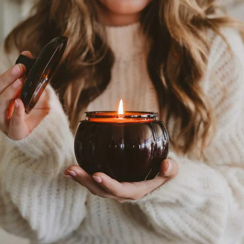 Hello Fall Soy Pumpkin Jar Candle