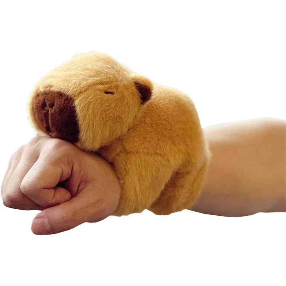 Stuffed Animals Huggers Slap Toy Animal Slap Bracelets Capybara Plush Toy Animal Wristband Interactive Toy Figures Kids Gifts