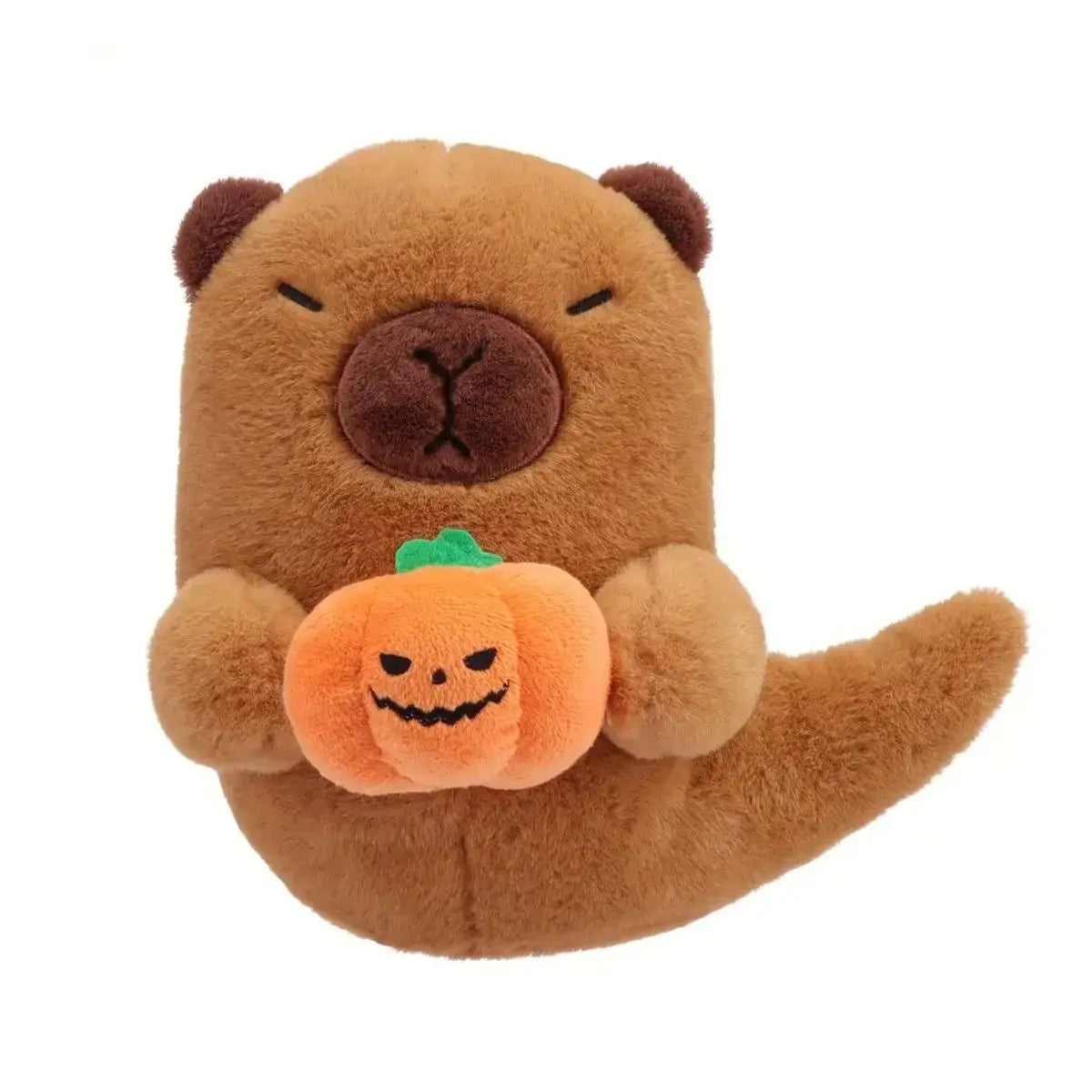 20Cm Cute Ghost Capybara Plush Toys Capybara with Pumpkin Stuffed Dolls Ghost Plushis Halloween Gifts Kids Halloween Decoration