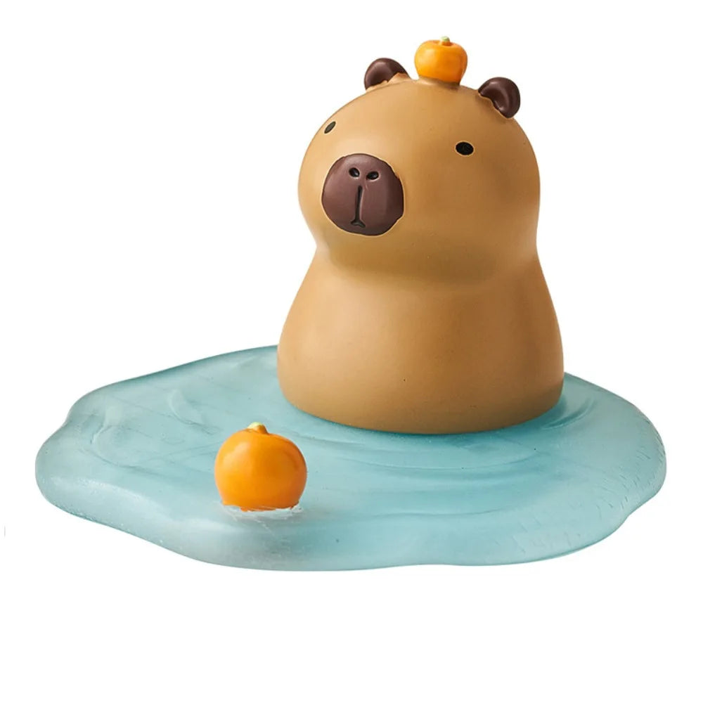 Crocodile Capybara Phone Holder Animal Figurines Desk Decor Capybara Mobole Phone Stand Cartoon Creative Capybara Model Toy