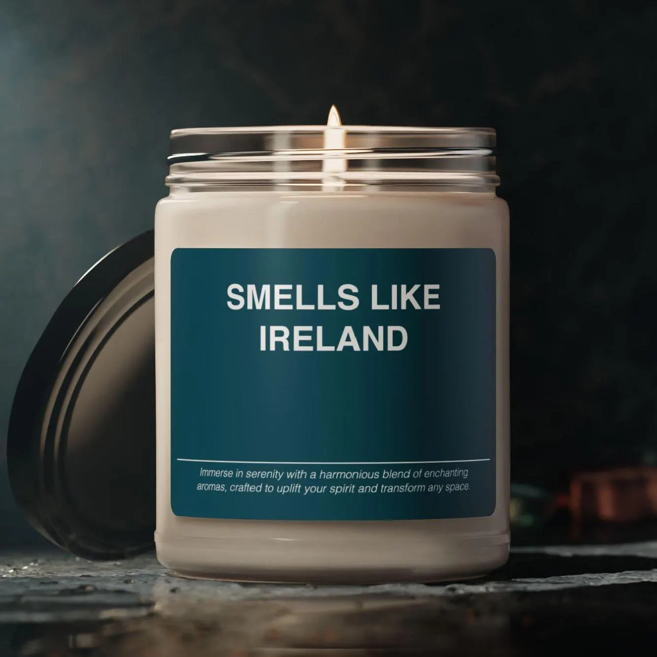 Ireland Candle Gift Smells like Ireland Irish Candle Souvenir Scented Soy Wax Candle Jar 9Oz for Friend